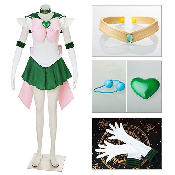 women's sailor moon supers kino makoto fighting cosplay costume, Black
women's sailor moon supers kino makoto fighting cosplay costume, Black
