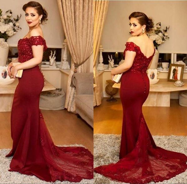 2018 custom made elegant formal dresses evening wear vestidos de festa off shoulders mermaid long prom gowns mother dresses, Black;red
2018 custom made elegant formal dresses evening wear vestidos de festa off shoulders mermaid long prom gowns mother dresses, Black;red