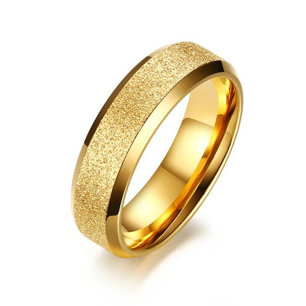stainless steel rings for women men gold plated dull ring jewelry 6mm wide 3 colors r-278, Silver
stainless steel rings for women men gold plated dull ring jewelry 6mm wide 3 colors r-278, Silver
