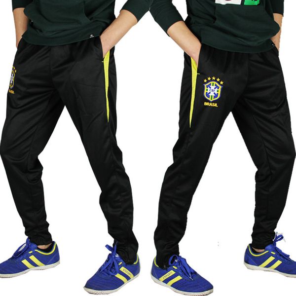 brand 2017 jogging outdoor brazil men sports joggers running sport men's sweatpants legs track gym soccer pants training 4xl, Black
brand 2017 jogging outdoor brazil men sports joggers running sport men's sweatpants legs track gym soccer pants training 4xl, Black