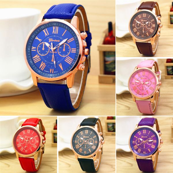 wristwatches fashion men's and women's watches leather quartz watch geneva rome watch personality casual fashion dress watch relog, Slivery;brown
wristwatches fashion men's and women's watches leather quartz watch geneva rome watch personality casual fashion dress watch relog, Slivery;brown