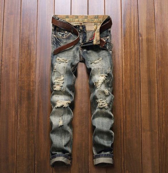 wholesale- fashion mens torn jeans slim ripped destroyed denim jeans male distressed patched holey washed straight leg fitted #953, Blue
wholesale- fashion mens torn jeans slim ripped destroyed denim jeans male distressed patched holey washed straight leg fitted #953, Blue