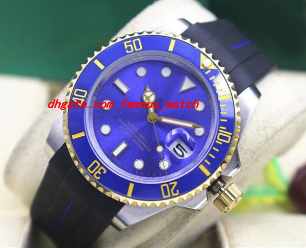 luxury wristwatch 116618 rubber bracelet sunburst blue ceramic 40mm automatic movement mechanical men watches new arrival, Slivery;brown
luxury wristwatch 116618 rubber bracelet sunburst blue ceramic 40mm automatic movement mechanical men watches new arrival, Slivery;brown
