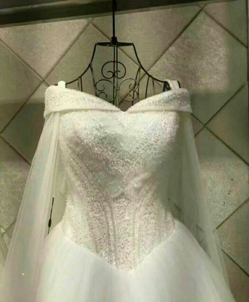 2017 super quality wedding dress luxury with very crystal beads wedding gowns, White
2017 super quality wedding dress luxury with very crystal beads wedding gowns, White