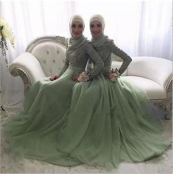 elegant 2019 muslim bridesmaid dresses modest jewel neck long sleeves green lace and tulle arabic dresses for wedding maid of honor dresses, White;pink
elegant 2019 muslim bridesmaid dresses modest jewel neck long sleeves green lace and tulle arabic dresses for wedding maid of honor dresses, White;pink