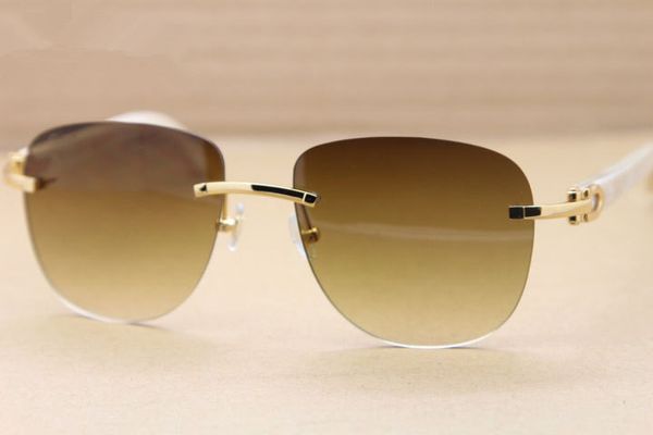famous brand sunglasses mens white buffalo horn glasses sun glasses new fashion rimless real nature horn sun glasses eyeglasses, White;black 
famous brand sunglasses mens white buffalo horn glasses sun glasses new fashion rimless real nature horn sun glasses eyeglasses, White;black