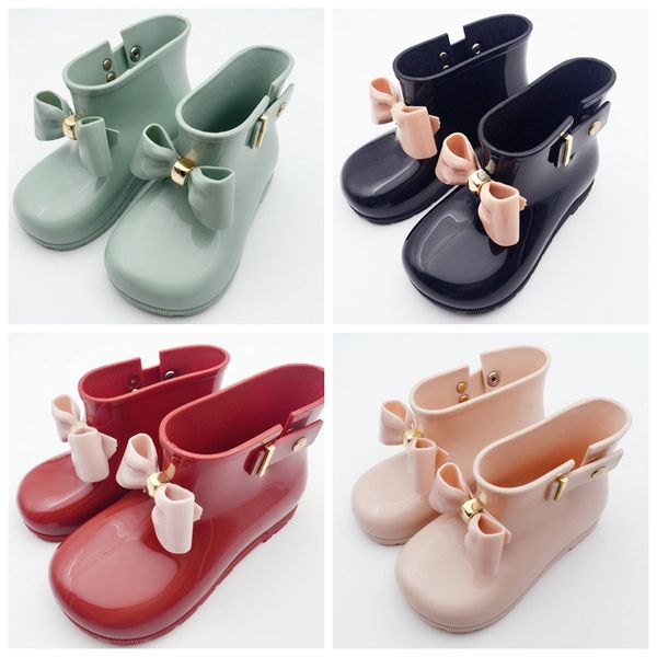 waterproof child rubber boots jelly soft infant shoe girl boots baby rain boots kids with bow girls children rain shoes bow, Black;grey
waterproof child rubber boots jelly soft infant shoe girl boots baby rain boots kids with bow girls children rain shoes bow, Black;grey