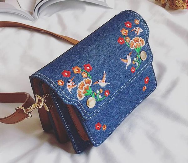 2017. women's bags. denim. small. mini. leisure fashion bag. flower embroidery. soft.cross body.shoulder bags
2017. women's bags. denim. small. mini. leisure fashion bag. flower embroidery. soft.cross body.shoulder bags