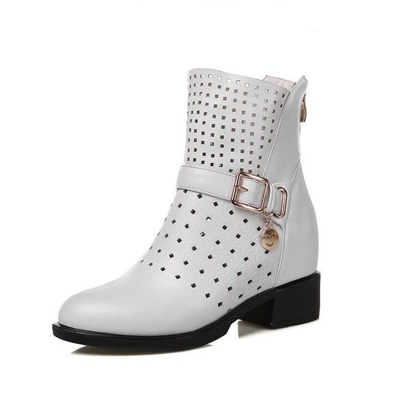 2017 new shoes woman spring/autumn ankle boots for women genuine leather booties fashion hollow ladies martin short boots, Black
2017 new shoes woman spring/autumn ankle boots for women genuine leather booties fashion hollow ladies martin short boots, Black