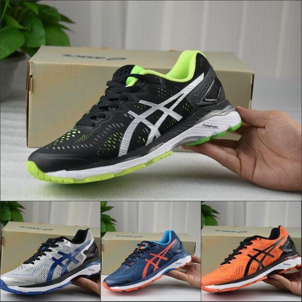 

2019 Asics Gel-Kayano 23 Running Shoes Top Quality Cushioning Original Designer Men Shoes Boots Sport Sneakers Size 36-45