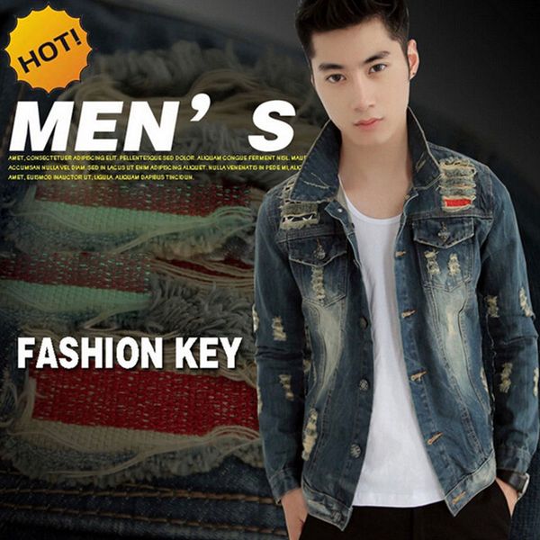fashion teenagers men hip hop slim fit denim jacket spring autumn vintage hole ripped casual streetwear biker boys motocycle top, Black;brown
fashion teenagers men hip hop slim fit denim jacket spring autumn vintage hole ripped casual streetwear biker boys motocycle top, Black;brown