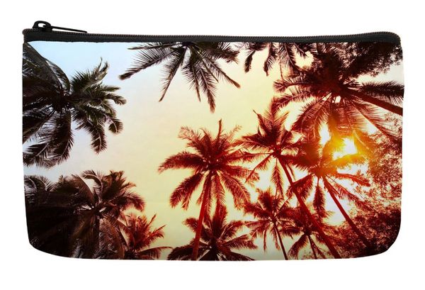 wholesale- summer style tropical palm coconut trees sunshine print customized small cosmetic bag wristlet makeup bags
wholesale- summer style tropical palm coconut trees sunshine print customized small cosmetic bag wristlet makeup bags