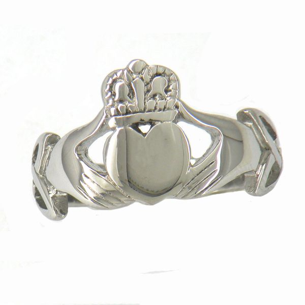 fanssteel 11w26 stainless steel jewelry infinity love heart ring princess crown claddagh friendship ring celtic ring gift for sisters, Silver
fanssteel 11w26 stainless steel jewelry infinity love heart ring princess crown claddagh friendship ring celtic ring gift for sisters, Silver