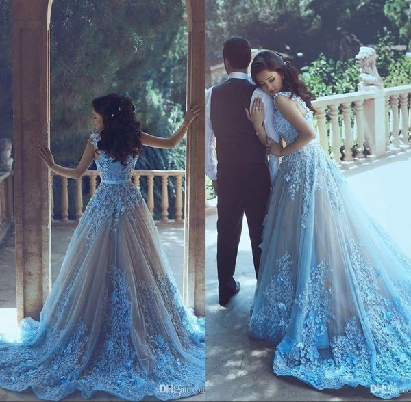 said mhamad new long prom evening dresses 2017 sky blue applique a line bateau neck floor length formal evening party gowns custom made, Black
said mhamad new long prom evening dresses 2017 sky blue applique a line bateau neck floor length formal evening party gowns custom made, Black