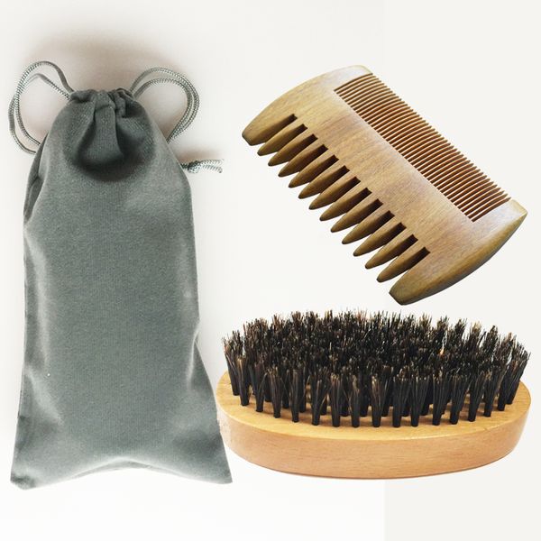hair brush and comb kit styling & shaping green sandalwood comb boar bristle hair brush wholesale fade comb over hair beard style xmas, Silver
hair brush and comb kit styling & shaping green sandalwood comb boar bristle hair brush wholesale fade comb over hair beard style xmas, Silver