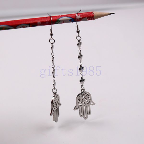 stainless steel hand of fatima khamsa hamesh berber essaouira morocco earring, Silver
stainless steel hand of fatima khamsa hamesh berber essaouira morocco earring, Silver