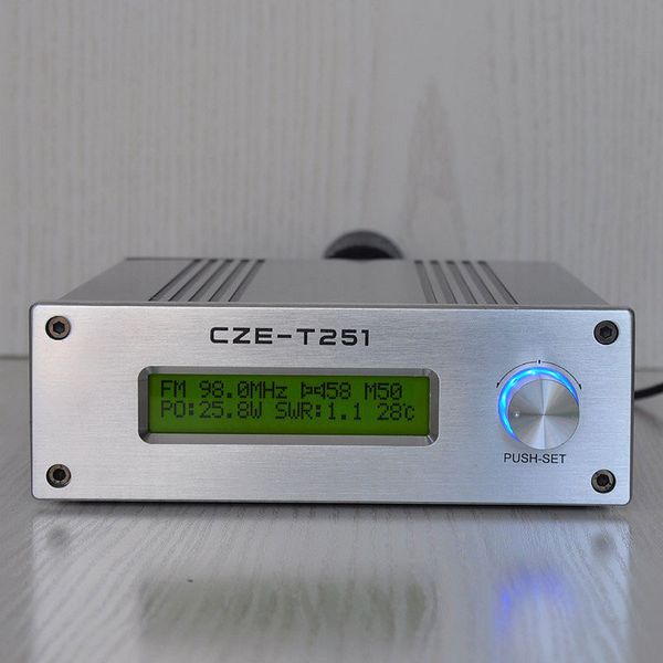 6 шт. czh-t251 0-25 вт 87,5-108 мгц радиостанция радиовещательная станция fm-передатчик + блок питания + антенна gp с кабелем длиной 8 метро
6 шт. czh-t251 0-25 вт 87,5-108 мгц радиостанция радиовещательная станция fm-передатчик + блок питания + антенна gp с кабелем длиной 8 метро