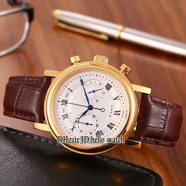 High Quality New Classique Complications 5237BA/12/9V6 Quartz Chronograph White Dial Gold Mens Watch Brown Leather Strap Gents Watches
High Quality New Classique Complications 5237BA/12/9V6 Quartz Chronograph White Dial Gold Mens Watch Brown Leather Strap Gents Watches