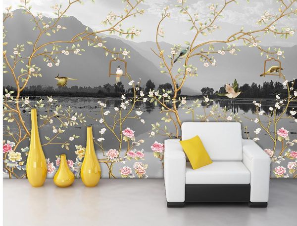 high - definition ink and flowers series of chinese - style backdrop mural 3d wallpaper 3d wall papers for tv backdrop
high - definition ink and flowers series of chinese - style backdrop mural 3d wallpaper 3d wall papers for tv backdrop