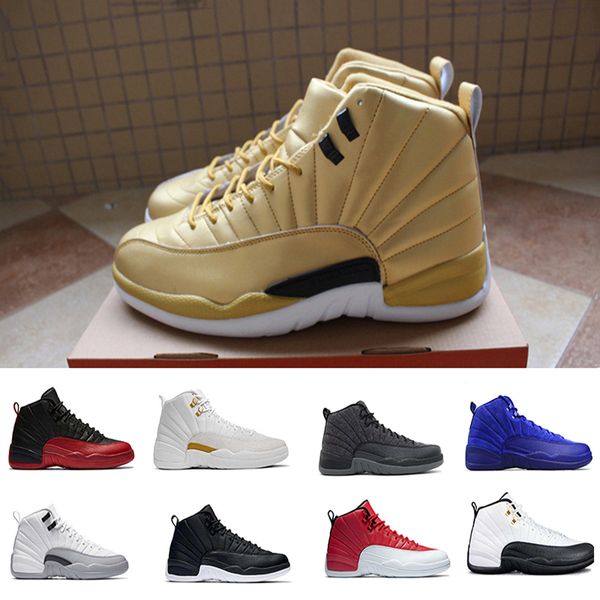 2019 12 Basketball Shoes Wool Pinnacle Metallic Gold white Deep Royal Blue GS Barons Flu Game Taxi the master sneakers
2019 12 Basketball Shoes Wool Pinnacle Metallic Gold white Deep Royal Blue GS Barons Flu Game Taxi the master sneakers