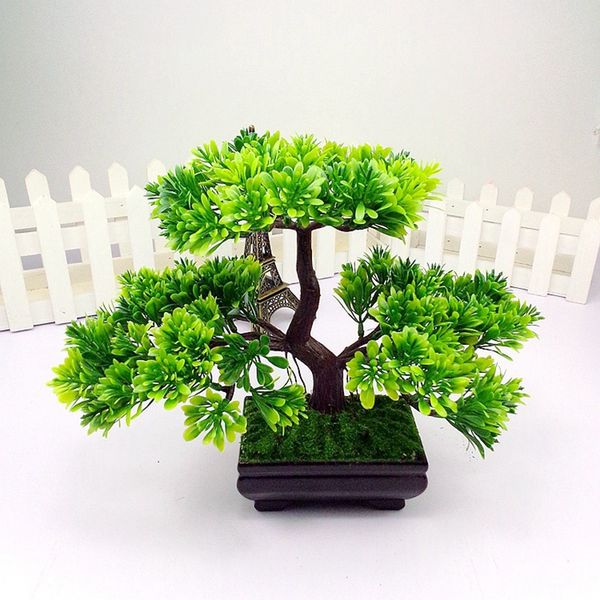 wholesale- 1pc welcoming pine emulate bonsai simulation decorative artificial flowers fake green pot plants ornaments home decor
wholesale- 1pc welcoming pine emulate bonsai simulation decorative artificial flowers fake green pot plants ornaments home decor
