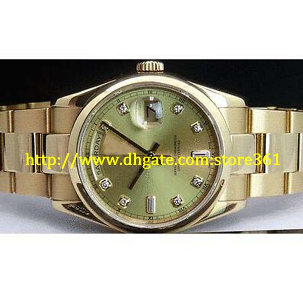 store361 new arrive mens 18kt gold president champagne diamond - 118208, Slivery;brown 
store361 new arrive mens 18kt gold president champagne diamond - 118208, Slivery;brown