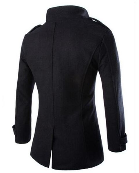 men's winter han edition of the european and american fashion style fine high-grade windbreaker long wool coat / m-3xl, Black
men's winter han edition of the european and american fashion style fine high-grade windbreaker long wool coat / m-3xl, Black