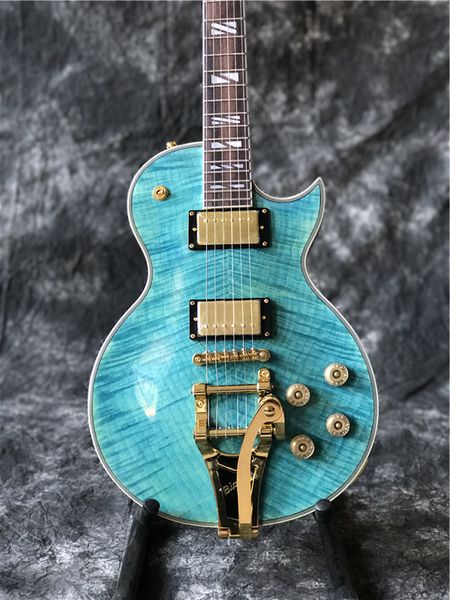 new arrival custom guitar blue color electric guitar,flame maple back, selling guitarra
new arrival custom guitar blue color electric guitar,flame maple back, selling guitarra