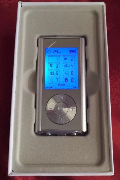 8 mode tens unit mini digital electronic pulse massager therapy muscle full body acupuncture magnetic therapy tens massage silver blue
8 mode tens unit mini digital electronic pulse massager therapy muscle full body acupuncture magnetic therapy tens massage silver blue