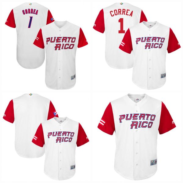 #1 Carlos Correa Men Puerto Rico 2017 World Baseball Classic Jerseys 100% Stiched Embroidery Logos Mix order baseball jerseys
#1 Carlos Correa Men Puerto Rico 2017 World Baseball Classic Jerseys 100% Stiched Embroidery Logos Mix order baseball jerseys