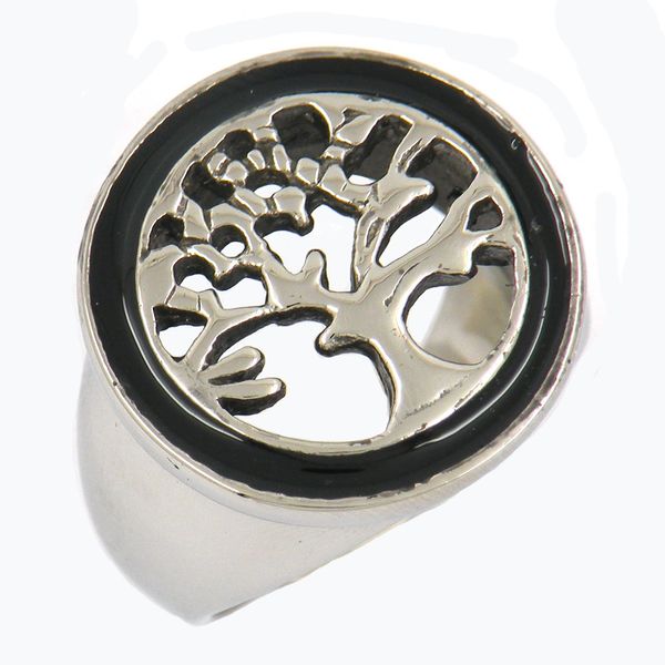 fanssteel stainless steel vintage mens or wemens jewelry signet classic tree of life nature ring fashion plant ring 12w62b, Silver
fanssteel stainless steel vintage mens or wemens jewelry signet classic tree of life nature ring fashion plant ring 12w62b, Silver
