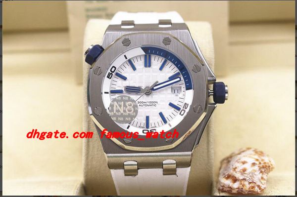 

Luxury Wristwatch Diver ST.OO.A010CA.01 White Rubber Bracelet Automatic Watch Men Watches Top Quality New Arrival