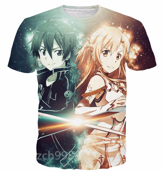arrival women/men classic anime sword art online short sleeves 3d print t-shirt summer casual t-shirt s--5xl aa196, White;black
arrival women/men classic anime sword art online short sleeves 3d print t-shirt summer casual t-shirt s--5xl aa196, White;black