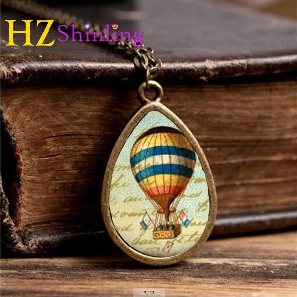 air balloon necklace pendant charm, air balloon jewelry, steampunk necklace jewellery td-0014, Silver
air balloon necklace pendant charm, air balloon jewelry, steampunk necklace jewellery td-0014, Silver