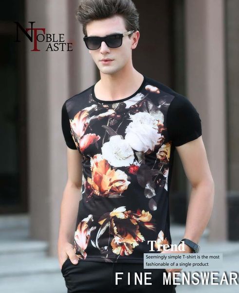 new trend of men's summer new hedging round neck t-shirt men's fashion printed t-shirt men's boutique thin section, White;black
new trend of men's summer new hedging round neck t-shirt men's fashion printed t-shirt men's boutique thin section, White;black
