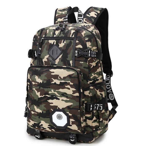 wholesale- como fashion men's backpacks army green camouflage backpack cool high school bags for teenagers boys large capacity
wholesale- como fashion men's backpacks army green camouflage backpack cool high school bags for teenagers boys large capacity