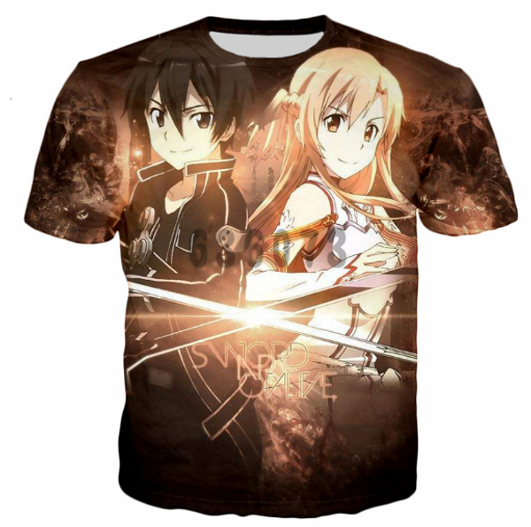 новые моды для мужчин / женщин классический аниме меч искусство онлайн летний стиль смешные унисекс 3d печати повседневная футболка s, White;black
новые моды для мужчин / женщин классический аниме меч искусство онлайн летний стиль смешные унисекс 3d печати повседневная футболка s, White;black