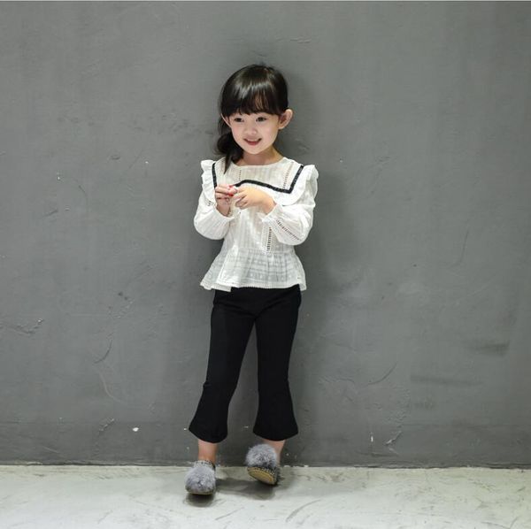2017 girls cotton sets shirt + bell-bottomed pants baby clothes baby girl princess suits children's fashions trousers sets baby kids cl, White
2017 girls cotton sets shirt + bell-bottomed pants baby clothes baby girl princess suits children's fashions trousers sets baby kids cl, White