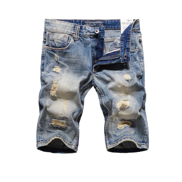 wholesale- brand clothing mens destroyed jeans shorts high quality straight fit knee length designer blue denim ripped short jeans men r109
wholesale- brand clothing mens destroyed jeans shorts high quality straight fit knee length designer blue denim ripped short jeans men r109