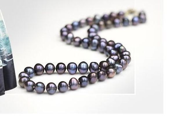 fast real fine pearls jewelry stunning 9-10mm tahitian peacock blue red multicolor pearl necklace 19"925s, Silver
fast real fine pearls jewelry stunning 9-10mm tahitian peacock blue red multicolor pearl necklace 19"925s, Silver