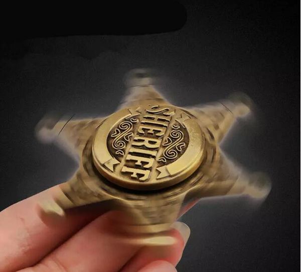 Sheriff badge fidget pinner 2 color torqbar edc captain retro kir ite bearing pinner decompre ion gyro toy
Sheriff badge fidget pinner 2 color torqbar edc captain retro kir ite bearing pinner decompre ion gyro toy