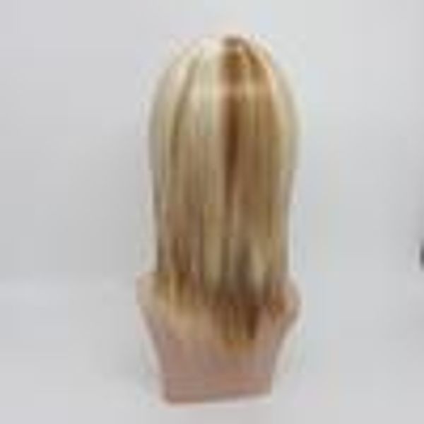 

XT787 Long Straight Natural Bangs of Pure Natural Thermal Fiber Headgear Made Of European Women's Popular Blonde Virgin Frivolous Wig 100% H
