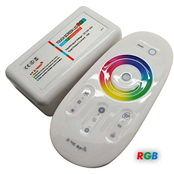 dc12-24a 18a rgb rgbw светодиодный контроллер 2.4g сенсорный экран rf пульт дистанционного управления для светодиодной полосы / лампы / свет
dc12-24a 18a rgb rgbw светодиодный контроллер 2.4g сенсорный экран rf пульт дистанционного управления для светодиодной полосы / лампы / свет