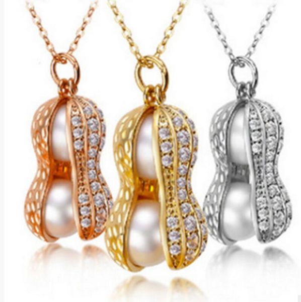 good a++ new natural freshwater pearl necklace diamond high - grade peanut necklace wfn460 (with chain) mix order 20 pieces a lot, Silver
good a++ new natural freshwater pearl necklace diamond high - grade peanut necklace wfn460 (with chain) mix order 20 pieces a lot, Silver