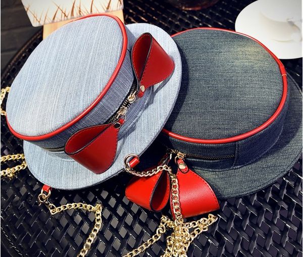 new style. women's bags. small round. casual fashion bag. metal chain. hat. denim. soft.cross body.shoulder bags
new style. women's bags. small round. casual fashion bag. metal chain. hat. denim. soft.cross body.shoulder bags