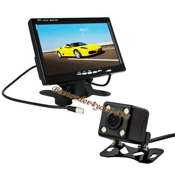 7" car lcd monitor + 4 led day night reversing camera car rear view kit 170 degree ing
7" car lcd monitor + 4 led day night reversing camera car rear view kit 170 degree ing