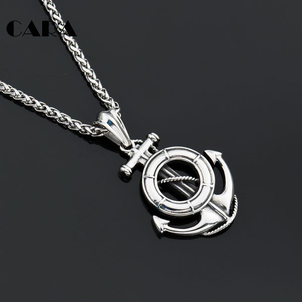cara new fashion vintage life buoy anchor necklace pendant stainless steel hip hop necklace pendant for men's jewelry cagf0217, Silver
cara new fashion vintage life buoy anchor necklace pendant stainless steel hip hop necklace pendant for men's jewelry cagf0217, Silver