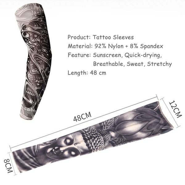 50pcs outdoor sport nylon seamless temporary fake tattoo sleeves summer motorcycle anti-uv sunscreen protection arm stockings
50pcs outdoor sport nylon seamless temporary fake tattoo sleeves summer motorcycle anti-uv sunscreen protection arm stockings