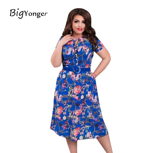 wholesale- 2017 summer new fashion print dress o-neck mid-calf casual style plus size for woman in without belt, White;black
wholesale- 2017 summer new fashion print dress o-neck mid-calf casual style plus size for woman in without belt, White;black