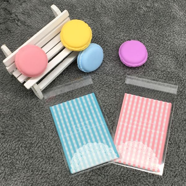 wholesale- cookie packaging pink blue check self-adhesive clear plastic bags baking bag snack package 50pc/lot 7x10cm
wholesale- cookie packaging pink blue check self-adhesive clear plastic bags baking bag snack package 50pc/lot 7x10cm